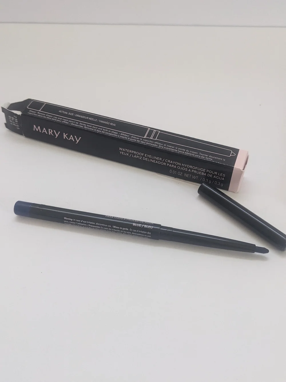 3 New Mary Kay Waterproof Eyeliner Pencil — Blue
